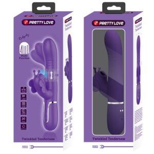 Pretty Love-Vibrator Kaninchen 4 in 1 mit Schiebeperlen · Vibratoren (Bild 12)