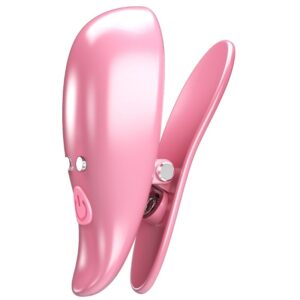 Fun Toys-Vibrierende Brustwarzen, Rosa-ABS, 10 Geschwindigkeiten · BDSM-Zubehör
