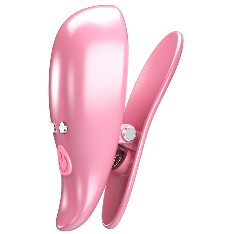 Fun Toys-Vibrierende Brustwarzen, Rosa-ABS, 10 Geschwindigkeiten · BDSM-Zubehör