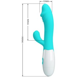 High Tech-Snappy G-Spot Vibrator Aqua Green-Silikon, 12 Geschwindigkeiten · Vibratoren (Bild 8)