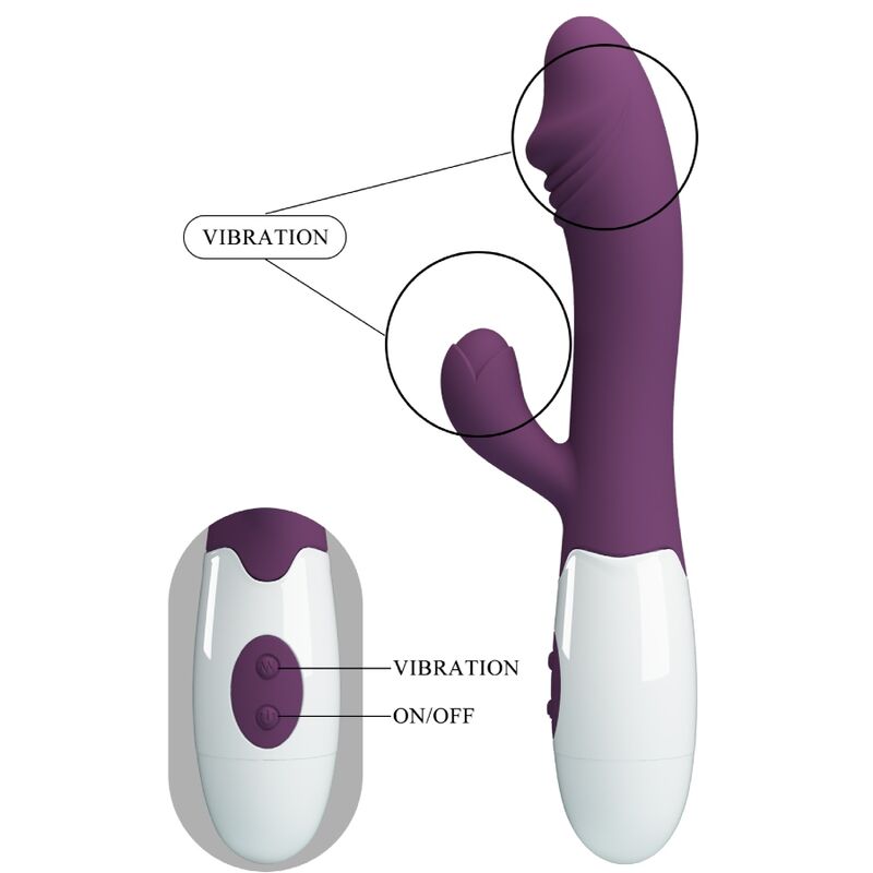 Pretty Love-Snappy Vibrator G-Spot aus Silikon, 30 Funktionen · Vibratoren (Bild 2)