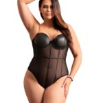Subblime-Transparent-Körper mit Ketten und Metallträgern · Sexy Damen-Dessous