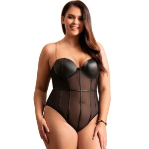 Subblime-Transparent-Körper mit Ketten und Metallträgern · Sexy Damen-Dessous (Bild 2)