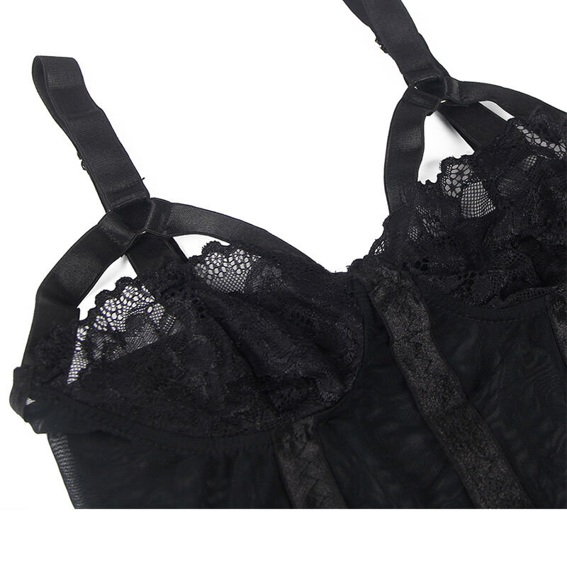 Subblime-Teddy Slim von Pizzo mit integriertem Girrettiera · Sexy Damen-Dessous (Bild 10)
