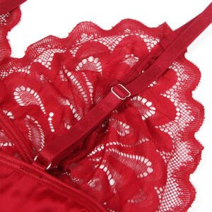 Subblime-Satin Babydoll mit Pizzo Rot · Sexy Damen-Dessous (Bild 10)