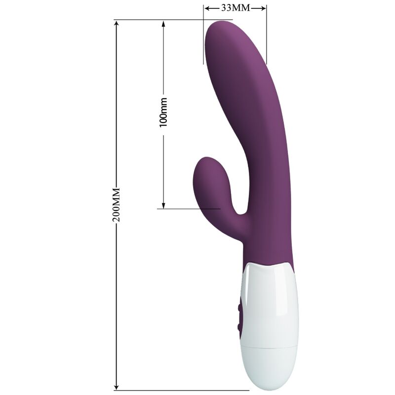 High Tech-Alvis Rabbit Vibrator & Stimulator G-Spot Lila-Silikon · Vibratoren (Bild 6)