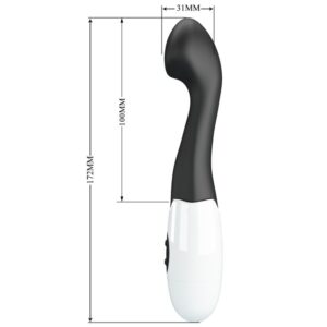 High Tech-Charles G-Spot Vibrator 30 Modi Schwarz-Silikon, 12 · Vibratoren (Bild 6)