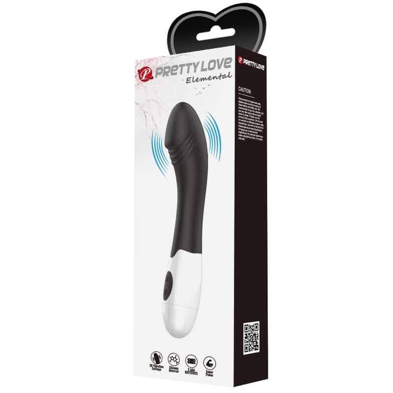 High Tech-Elemental G-Spot Vibrator 30 Modi Schwarz-Silikon, 12 · Vibratoren (Bild 2)