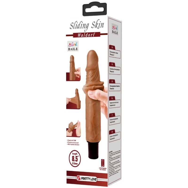 Fun Toys-Waldorf Vibrator Realistisch 18 cm -o- 4 cm-TPR · Vibratoren (Bild 10)