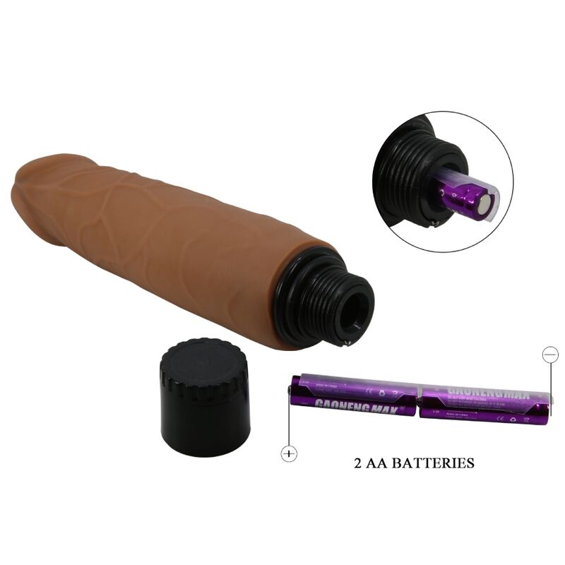 Fun Toys-Waldorf Vibrator Realistisch 18 cm -o- 4 cm-TPR · Vibratoren (Bild 7)