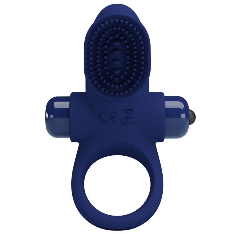 For Him-Ringbälle mit Blau-Silikon-Schwingung, 10 Geschwindigkeiten · Sextoys (Bild 3)