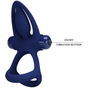 For Him-Double Mat Ring mit Vibration und Stimulator · Sextoys (Bild 10)