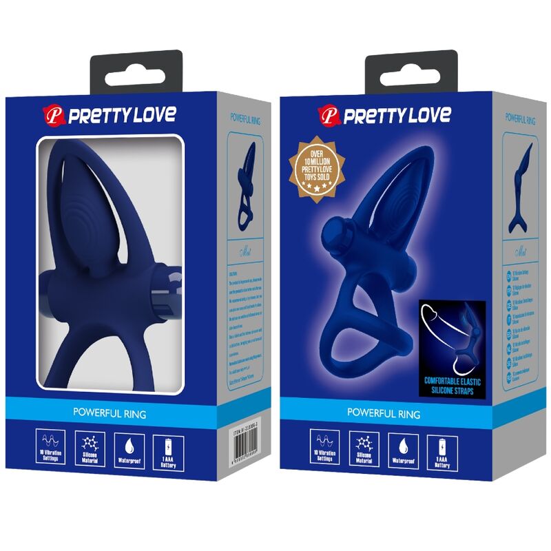 For Him-Double Mat Ring mit Vibration und Stimulator · Sextoys (Bild 3)