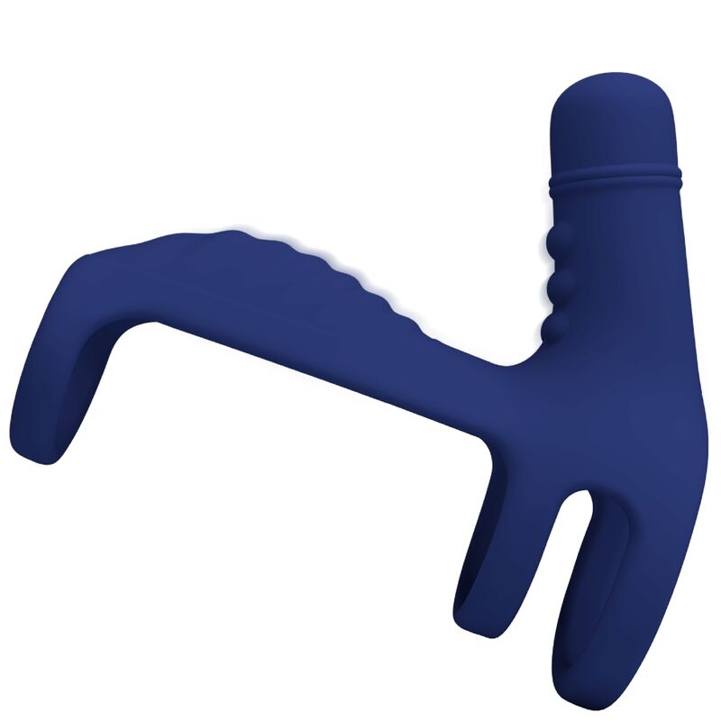 For Him-Elish Ring Vibrator mit Blau-Silikon-Erweiterung, 10 · Sextoys (Bild 7)