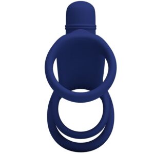 For Him-Elish Ring Vibrator mit Blau-Silikon-Erweiterung, 10 · Sextoys (Bild 4)