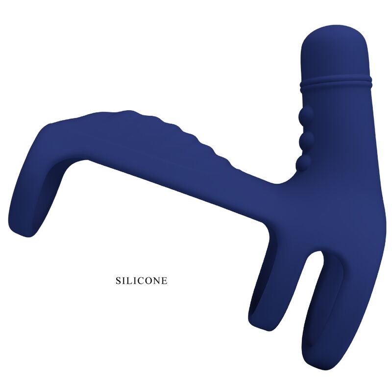 For Him-Elish Ring Vibrator mit Blau-Silikon-Erweiterung, 10 · Sextoys (Bild 3)