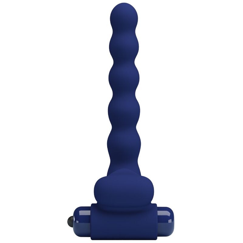 For Him-Ajmal Ring Vibrator mit Blau-Silikon-Stopfe, 10 Geschwindigkeiten · Sextoys (Bild 10)