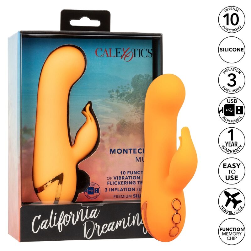Calexotics-Montecito Muse Vibrator Rabbit Orange California · Vibratoren (Bild 8)