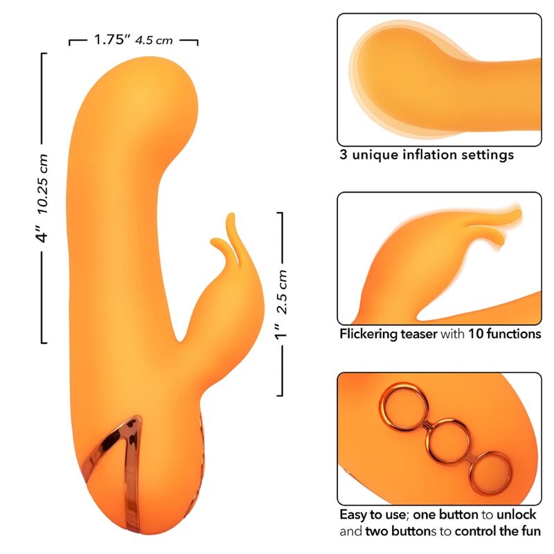 Calexotics-Montecito Muse Vibrator Rabbit Orange California · Vibratoren (Bild 7)