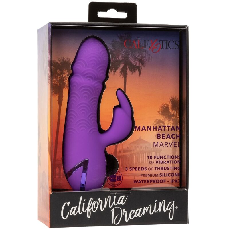Calexotics-Manhattan Beach Marvel Vibrator Rabbit Lila · Vibratoren (Bild 10)