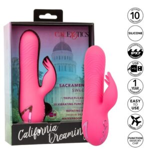 Calexotics-Sweetie Vibrator Sacramento Rabbit Rosa aus Kalifornien · Vibratoren (Bild 9)