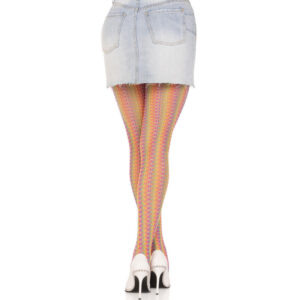 Leg Avenue Hosiery-Multicolor Crochet Strümpfe · Sexy Damen-Dessous (Bild 4)