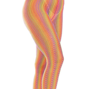 Leg Avenue Hosiery-Multicolor Crochet Strümpfe · Sexy Damen-Dessous (Bild 3)