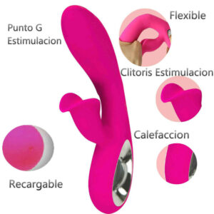 Armony Daro Vibrator & Stimulator mit Fuchsia-Silikonring, 12 · Vibratoren