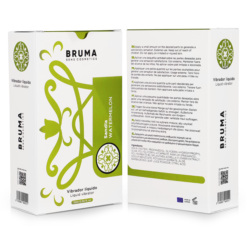 Bruma-Vibrator Gel ultra-rutschende Melone Grün 15 ml · Kosmetika & Aphrodisiaka (Bild 2)