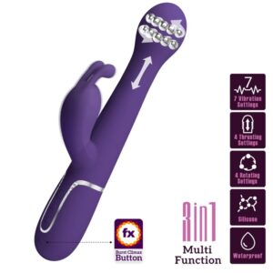 High Tech-Dejon Rabbit Vibrator 3 in 1 Multifunktion · Vibratoren (Bild 18)