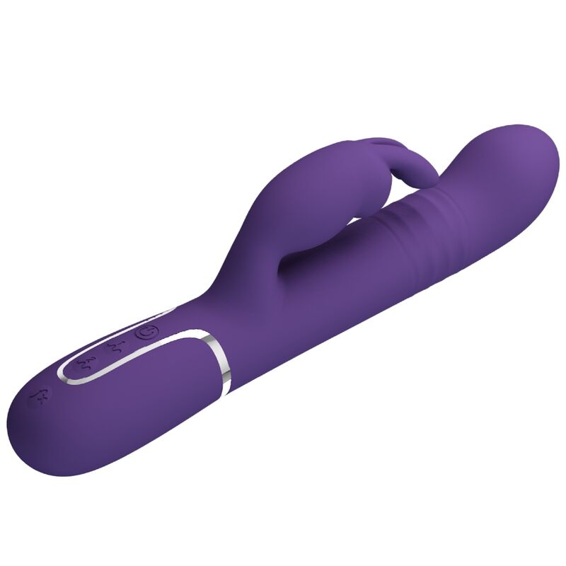 High Tech-Coda Rabbit Vibrator 4 in 1 Purple-Silikon, 7 Geschwindigkeiten · Vibratoren (Bild 3)
