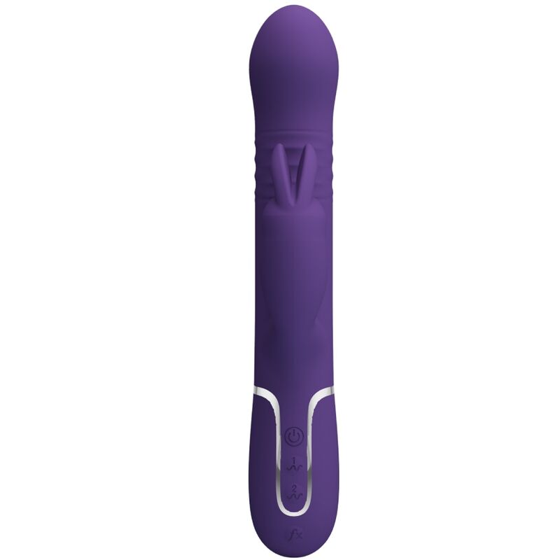 High Tech-Coda Rabbit Vibrator 4 in 1 Purple-Silikon, 7 Geschwindigkeiten · Vibratoren (Bild 2)