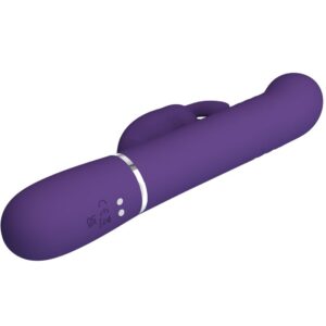 High Tech-Coda Rabbit Vibrator 4 in 1 Purple-Silikon, 7 Geschwindigkeiten · Vibratoren (Bild 5)