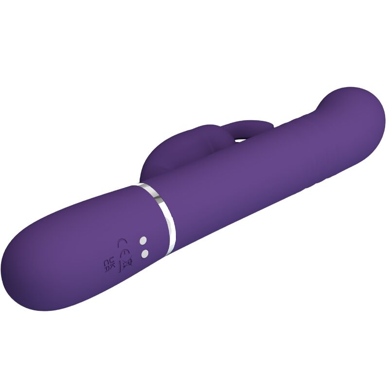 High Tech-Coda Rabbit Vibrator 4 in 1 Purple-Silikon, 7 Geschwindigkeiten · Vibratoren (Bild 5)