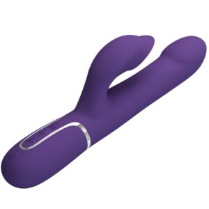 High Tech-Zalin Rabbit-Vibrator Pearls 4 in 1 Lila-Silikon, 7