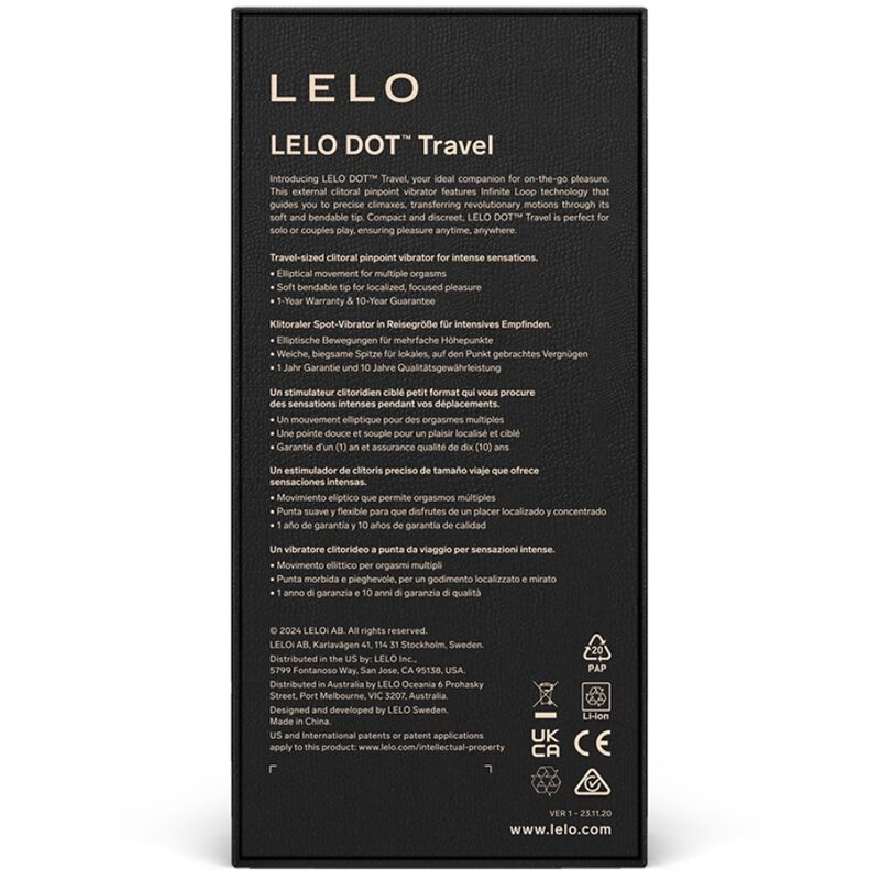 Lelo-Dot Travel Stimulator Klitoris Silikon, 8 Modi · Vibratoren (Bild 3)