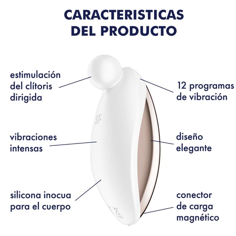 Satisfyer Vibrator-Spot on 2 Lay-on Vibrator White-Silikon, 12 · Vibratoren (Bild 4)