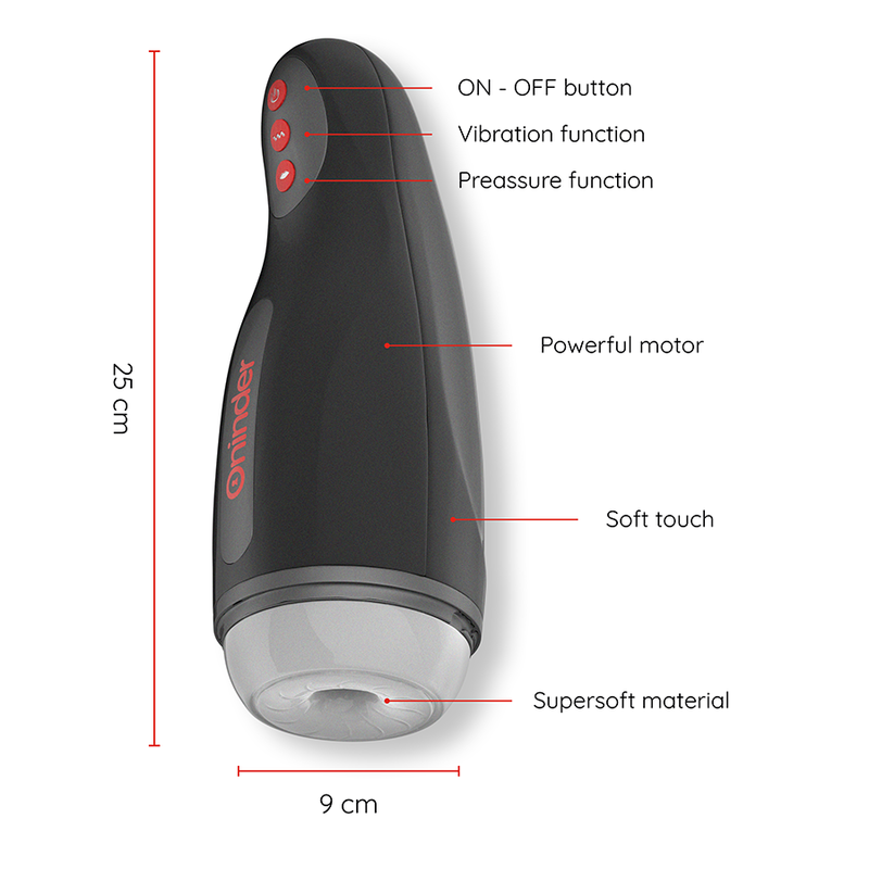 Oninder-Seoul Masturbator Männlich Wiederaufladbar 10 Geschwindigkeit · Vibratoren (Bild 7)