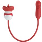 Fun Toys-Ashlynn Masturbator Oral Rot-Silikon, 5 Geschwindigkeiten · Vibratoren