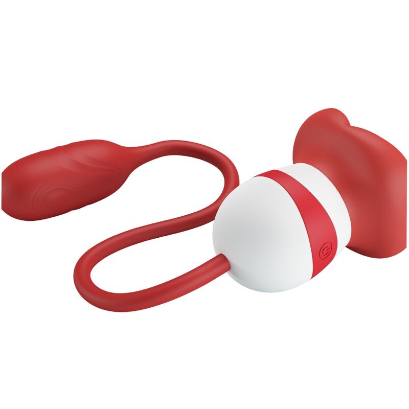 Fun Toys-Alyah Masturbator oral Rot-Silikon, 5 Geschwindigkeiten · Vibratoren (Bild 6)