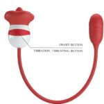 Fun Toys-Alyah Masturbator oral Rot-Silikon, 5 Geschwindigkeiten · Vibratoren