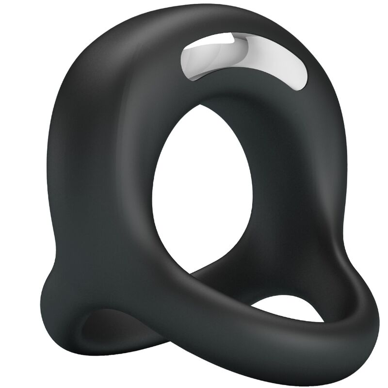 For Him-Elliott Ring Vibrator Schwarz-Silikon, 10 Geschwindigkeiten · Sextoys (Bild 2)
