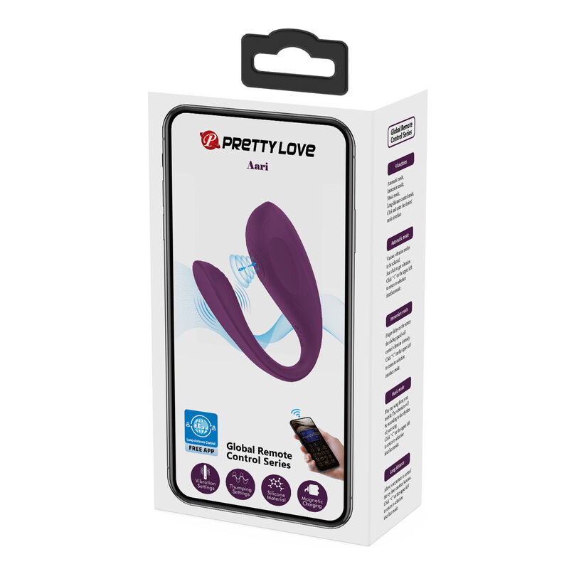 App Series-Aari Purple Stimulator Klitoris mit Anwendung · Vibratoren (Bild 8)