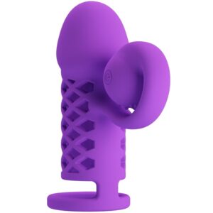 Romance-Harden Purple Penishülle Expandiert mit 10 Funktionen · Sextoys (Bild 3)