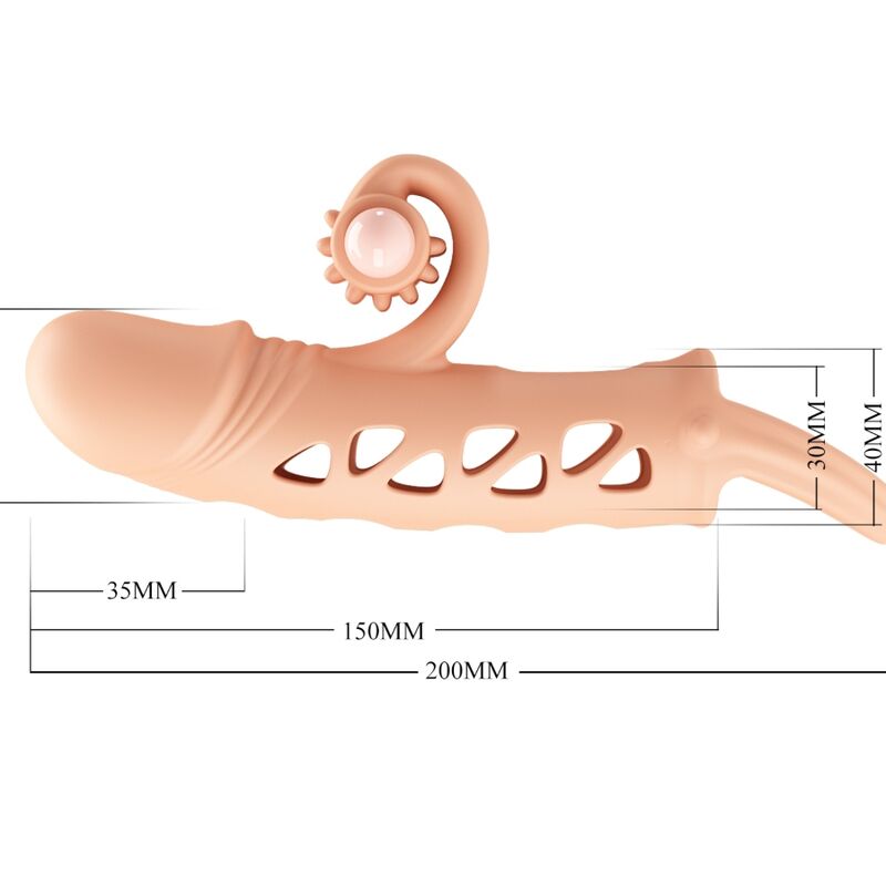 Romance-Penishülle Extender Vibration-Silikon · Sextoys (Bild 6)