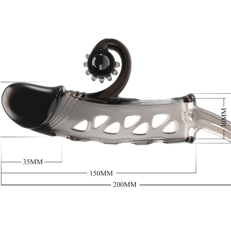 Romance-Penishülle Extender Vibration-Silikon · Sextoys (Bild 12)
