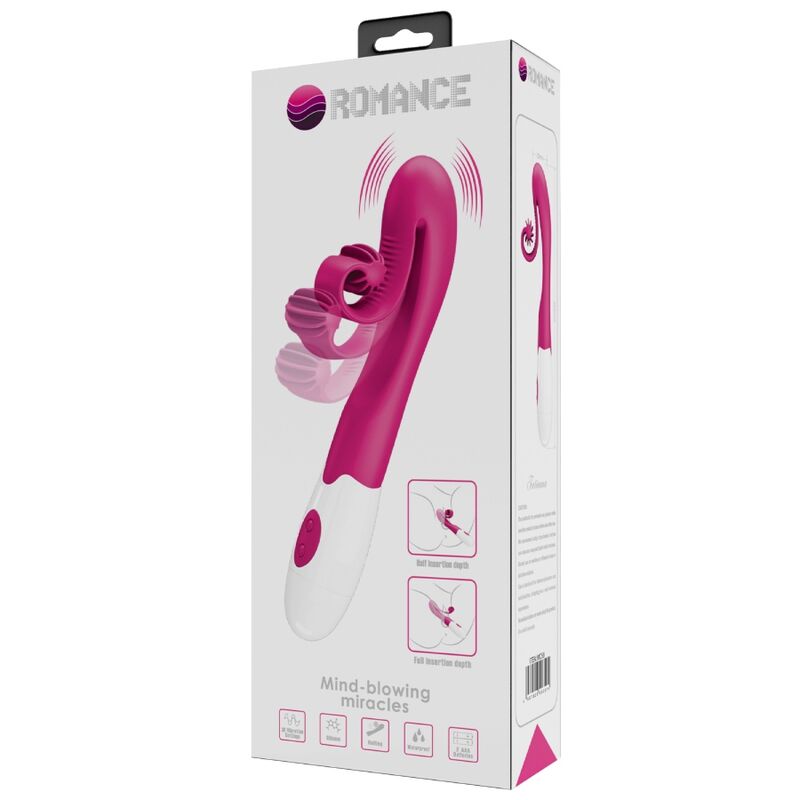 Romance-Rosa Vibrator und Stimulator 30 Geschwindigkeit-Silikon, 12 Geschwindigkeiten · Vibratoren (Bild 4)