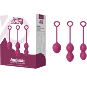 Armony-Vaginal-Anabiose Dumbell 3 Burgund-Silikon-Ebenen · Vibratoren (Bild 6)