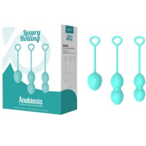 Armony-Vaginalanabiose Dumbbell 3 Levels Green-Silikon · Vibratoren (Bild 8)