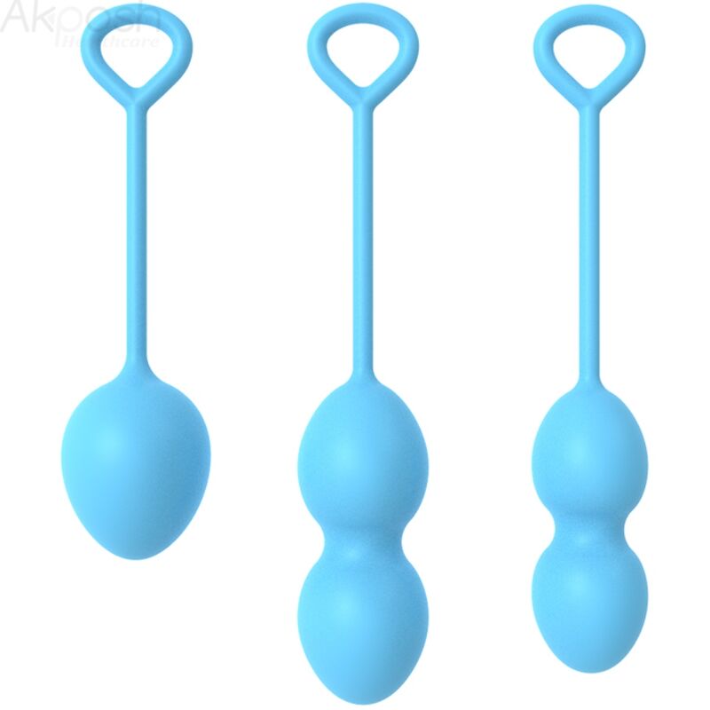 Armony-Vaginalanabiose Dumbbell 3 Blau-Silikon · Vibratoren